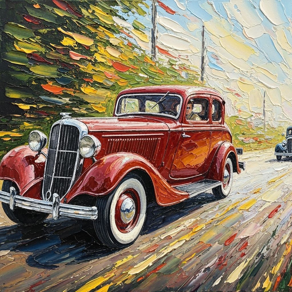 Bonnie and Clyde: Impasto Road Trip