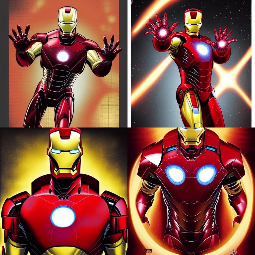 Iron Man Comic Book Art