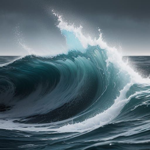 Hyperrealistic Water Splash in Vibrant Colors