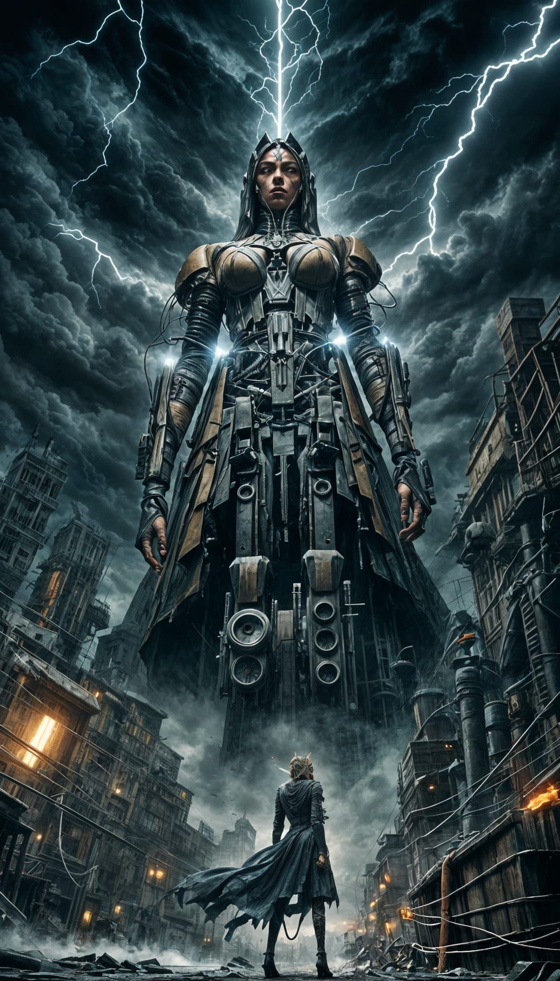 Monster Ahsoka as Frankenstein in Steampunk Style