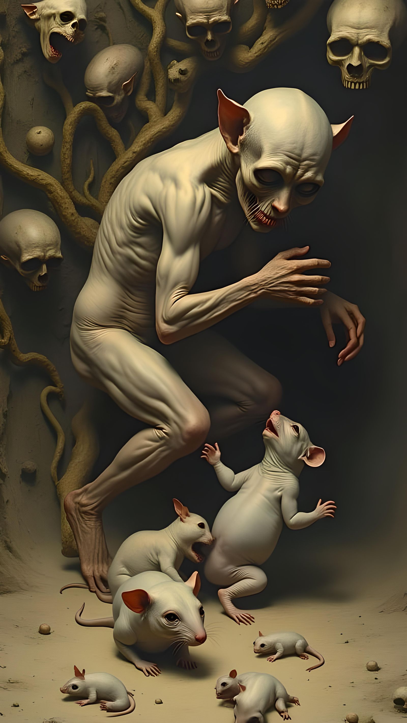 Caravaggesque Rat Dance