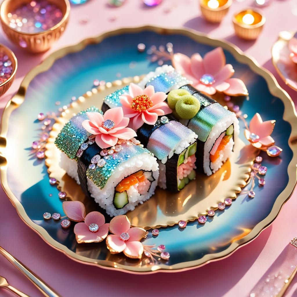 Sparkly sushi
