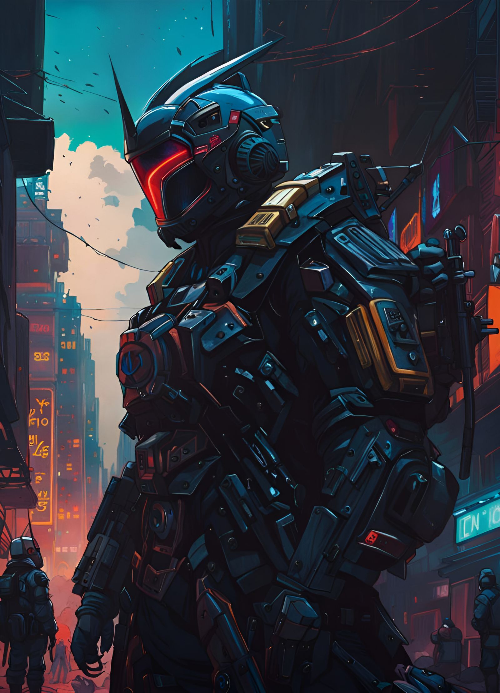 Hyperdetailed Painting in Style of Ismail Inceoglu