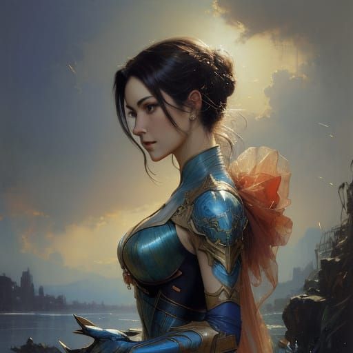 Anime Style Masterpiece with Cinematic Lighting