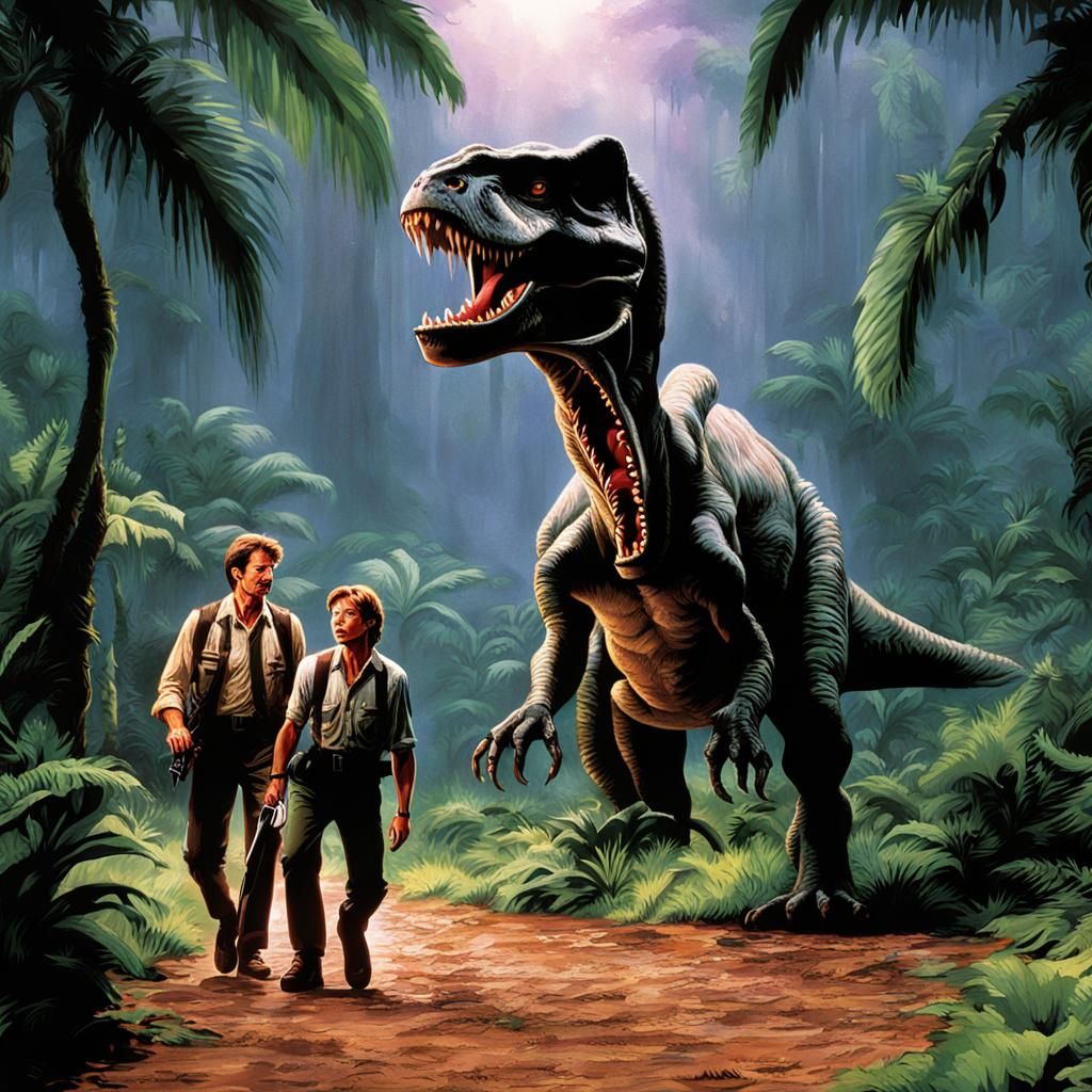 Iconic Jurassic Park Scene in Ultra HDQ