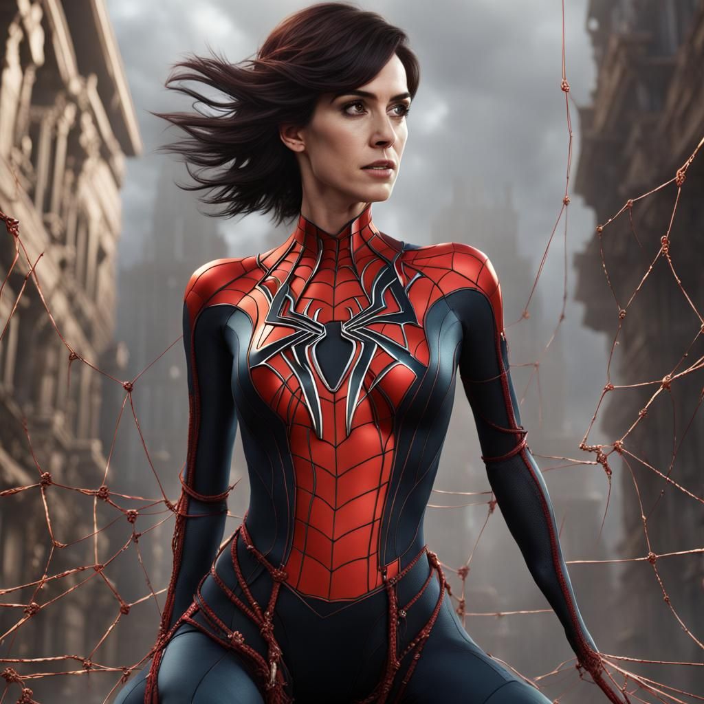 Marvel's Silk on Spiderwebs: Detailed Matte Painting