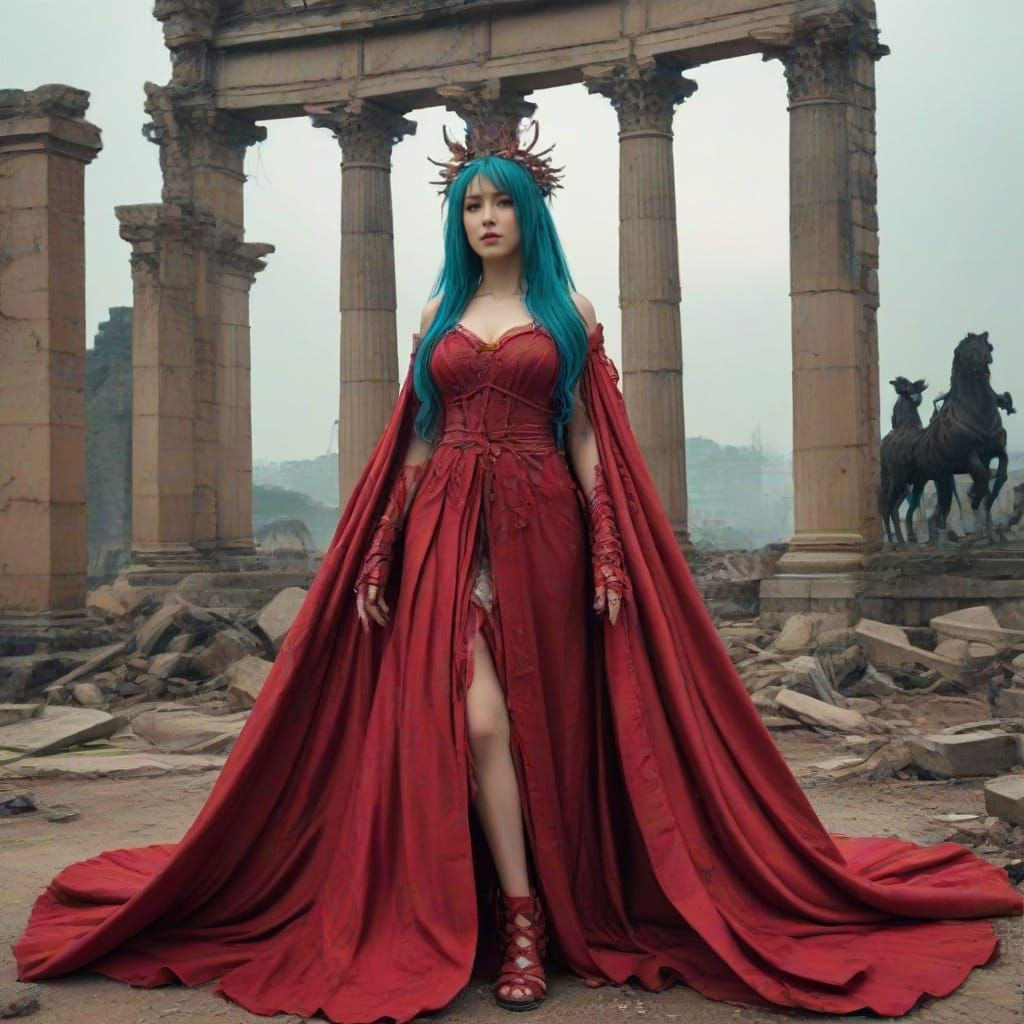 Miku as Cassandra in Ancient Troy