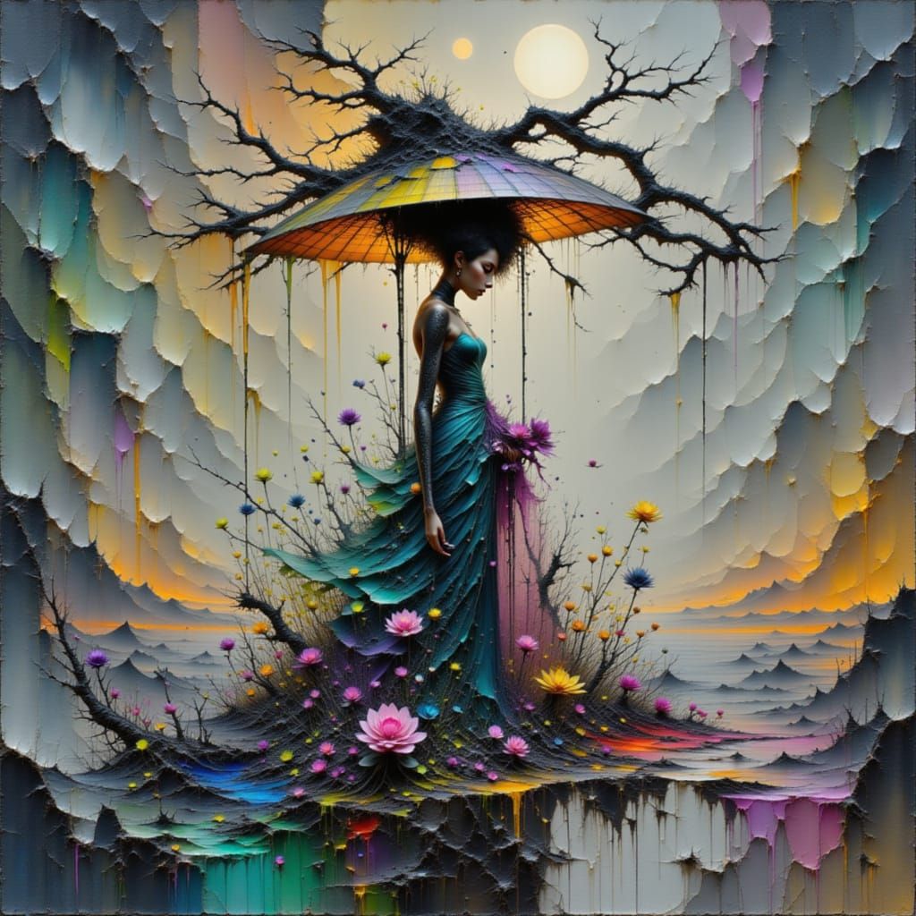 Colorful Abstract Design in Modern Art Style