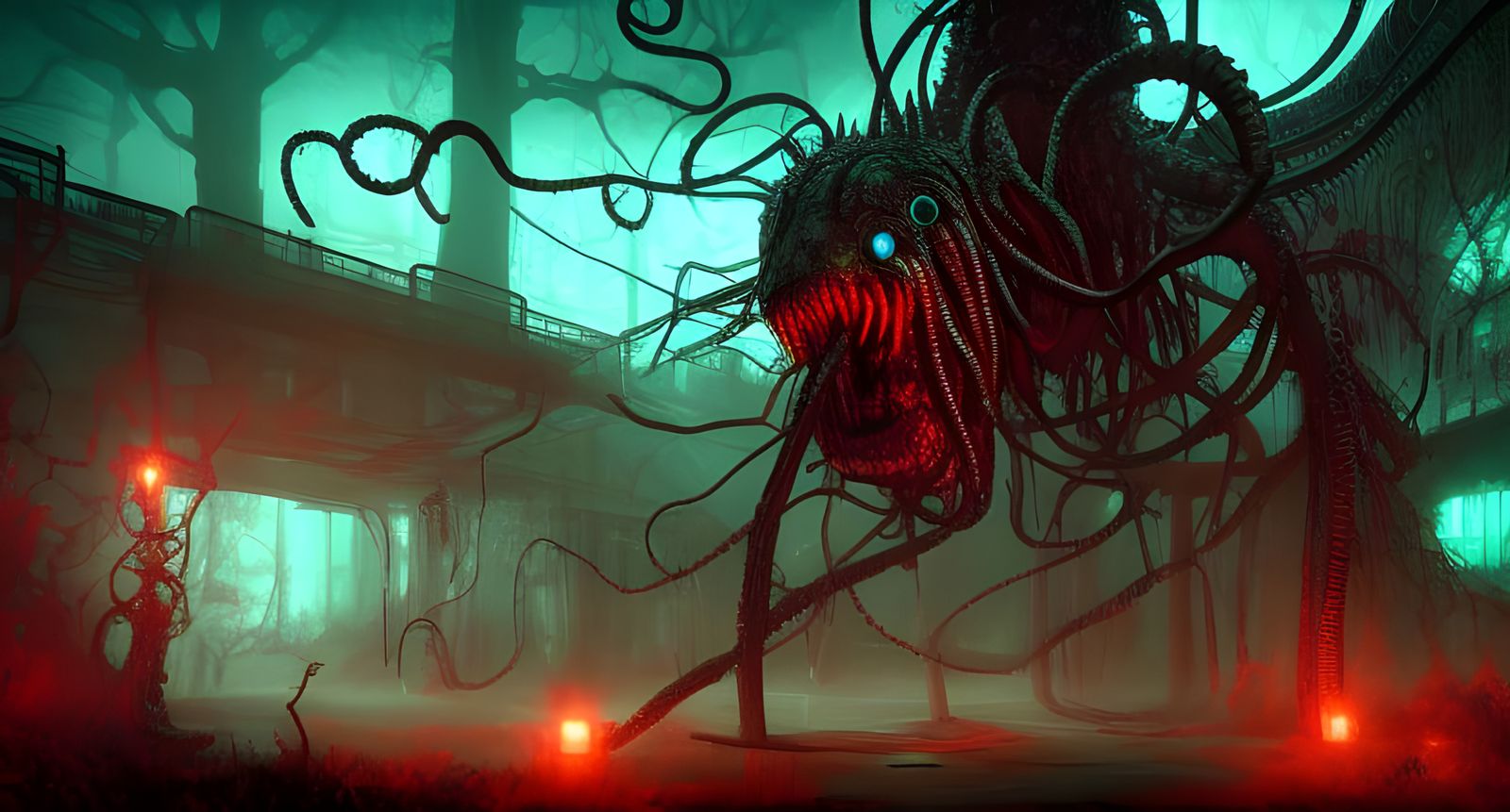 Lovecraftian Elder God Ruins Post-Apocalyptic World