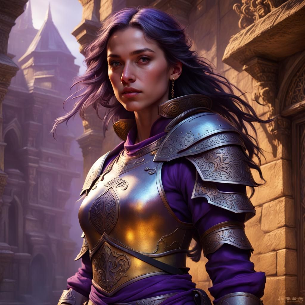 Armored Noble Woman: Dark Fantasy Adventure