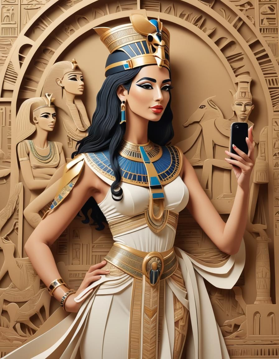 Most beautiful attractive masterpiece Egyptian queen taking ...