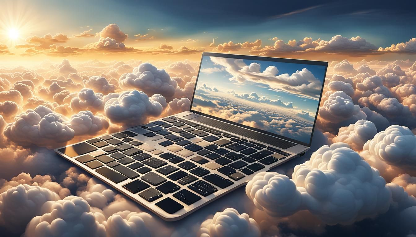 Interconnected Cloud Computing Network at Golden Hour