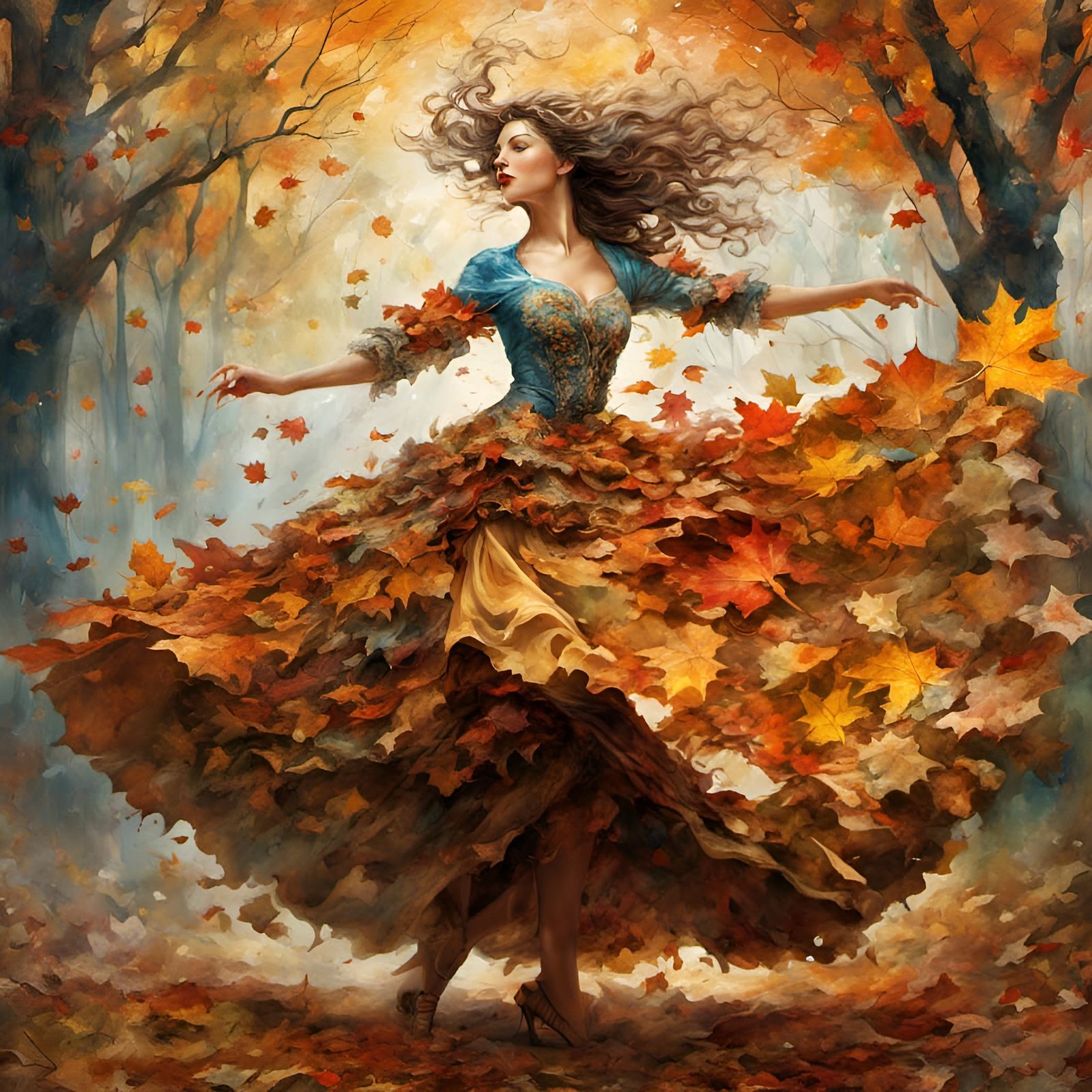 a dance of autumn