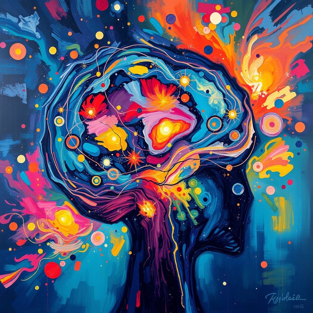 Vibrant Nebula of Mind and Creativity