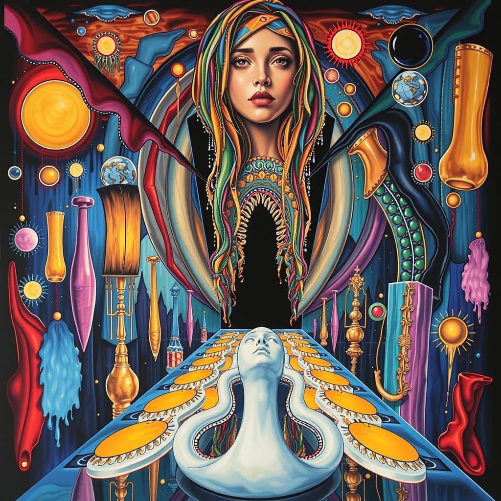 Hyperrealistic Sculpture of Reflected Glory