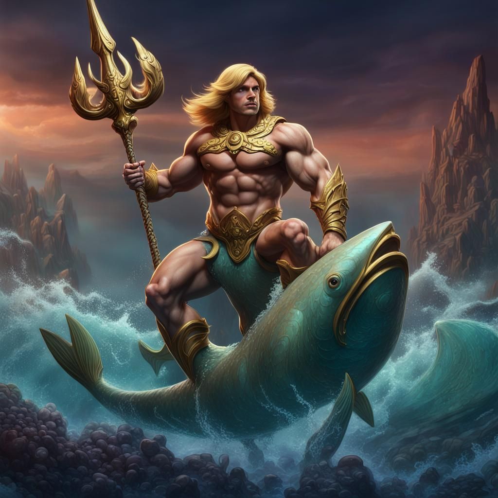 He-Man Style Merman King of Eternia