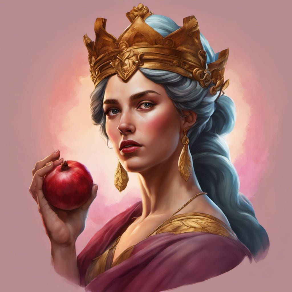 Hera, Greek Queen of the Gods: Hyperrealistic Portrait