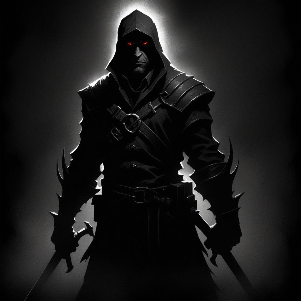 Dark Fantasy World in Chiaroscuro