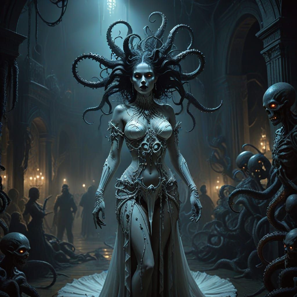 Arab Gentleman Photographs Lovecraftian Showgirl