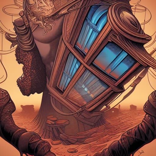 Dynamic Comic Book Art Illustration