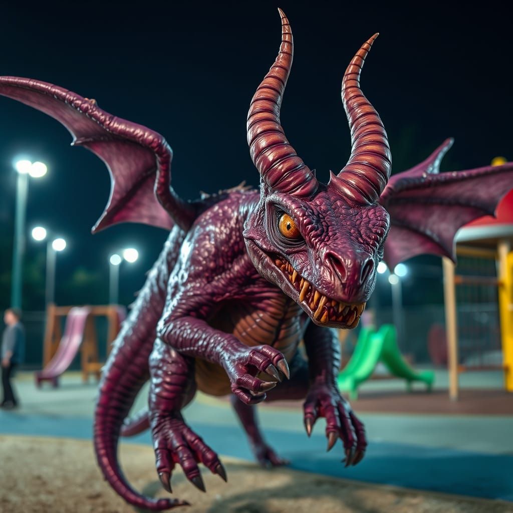 Reject image flying purple people eater