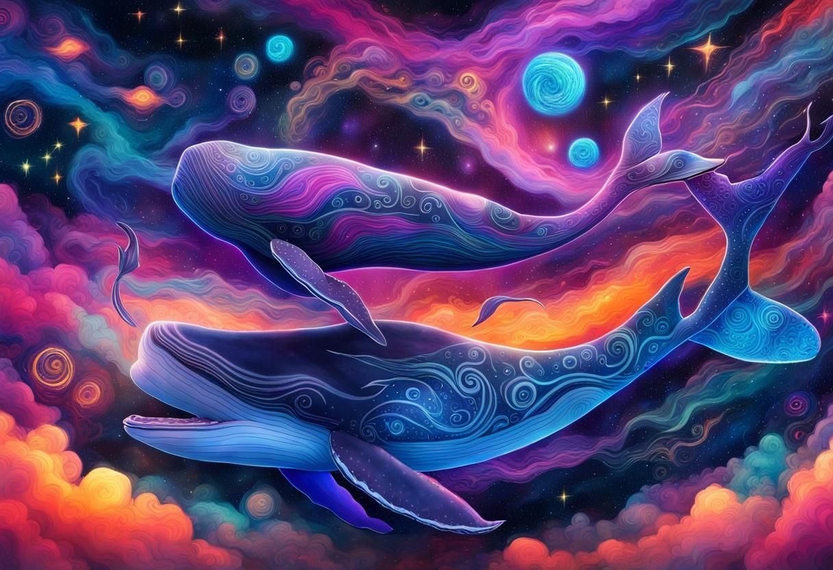 Flying Dream Whales
