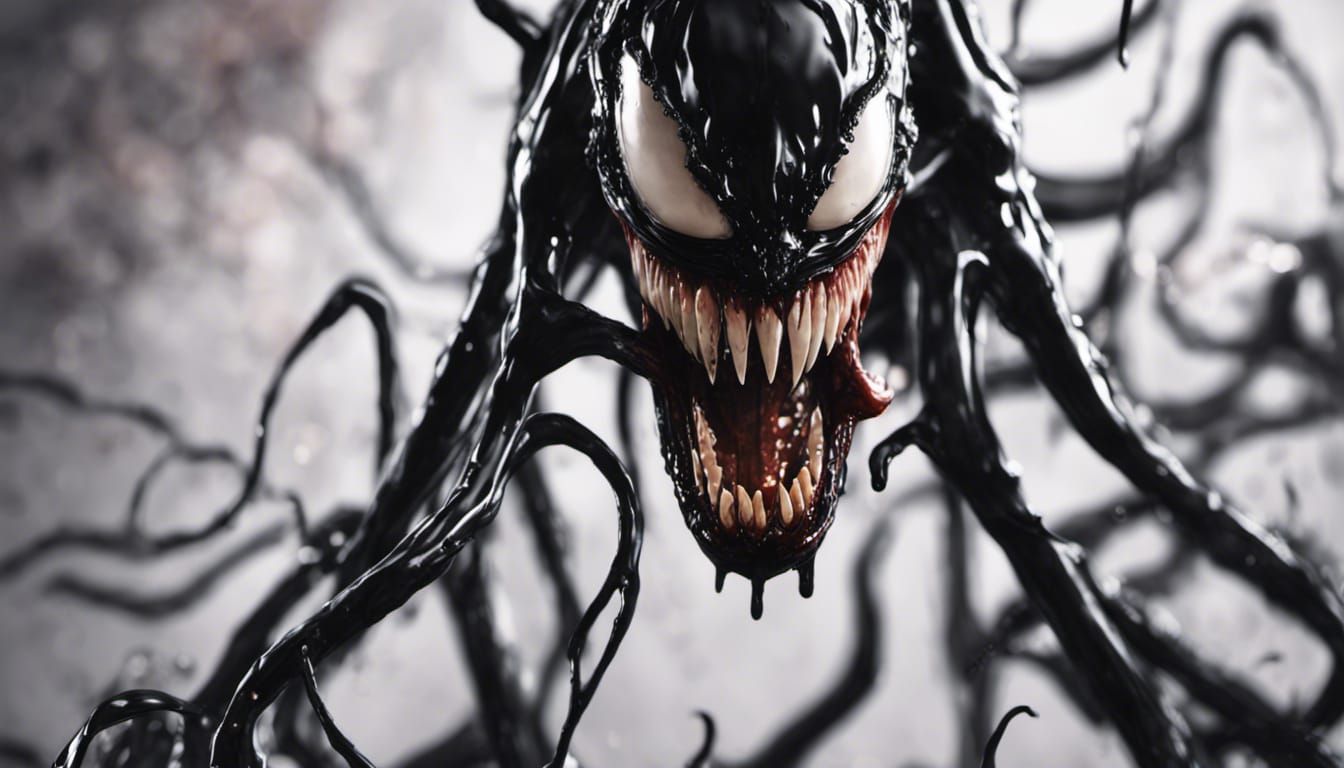 Futuristic Venom Symbiote in Unreal Engine 5.3