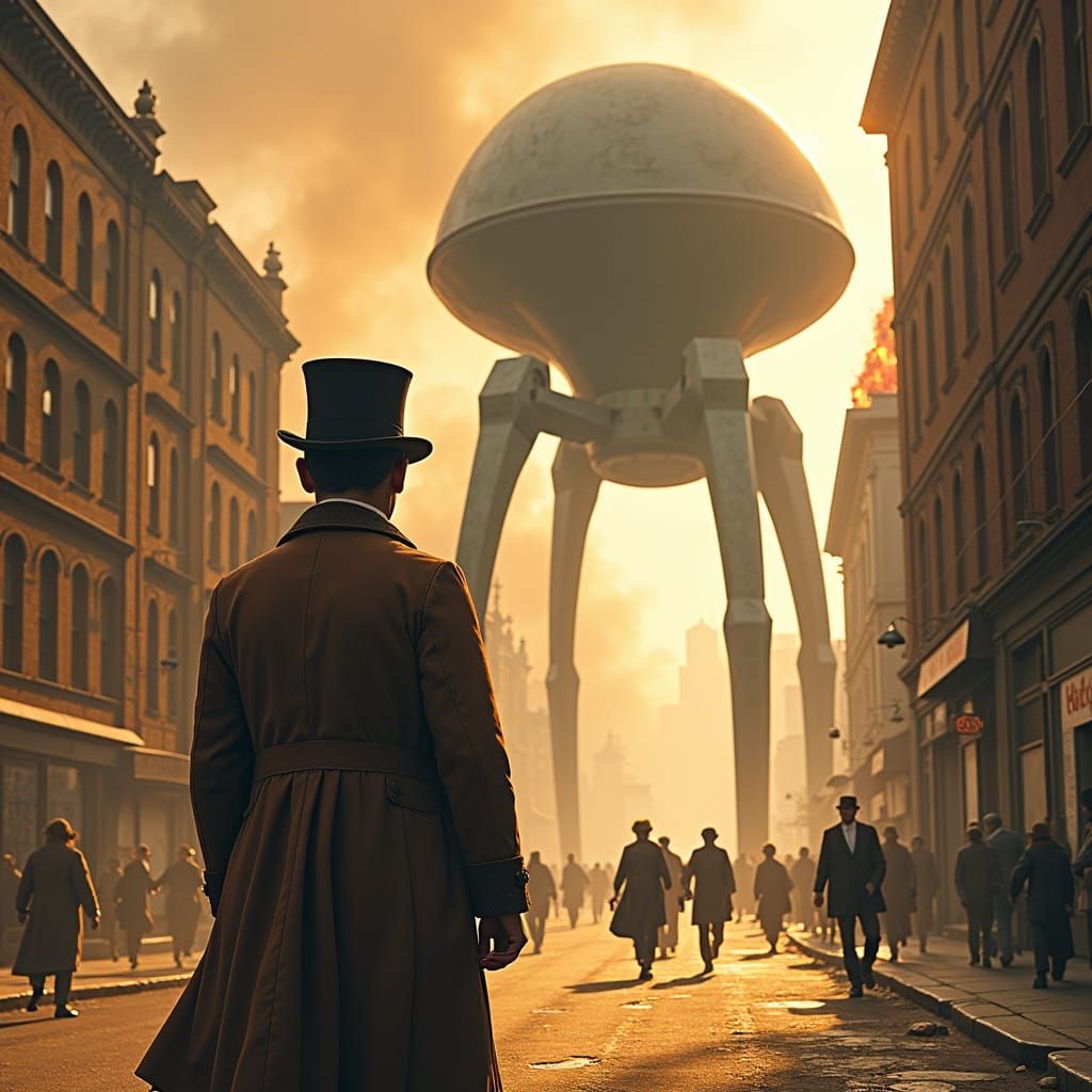 Martian Invasion in Jurassic Park Style