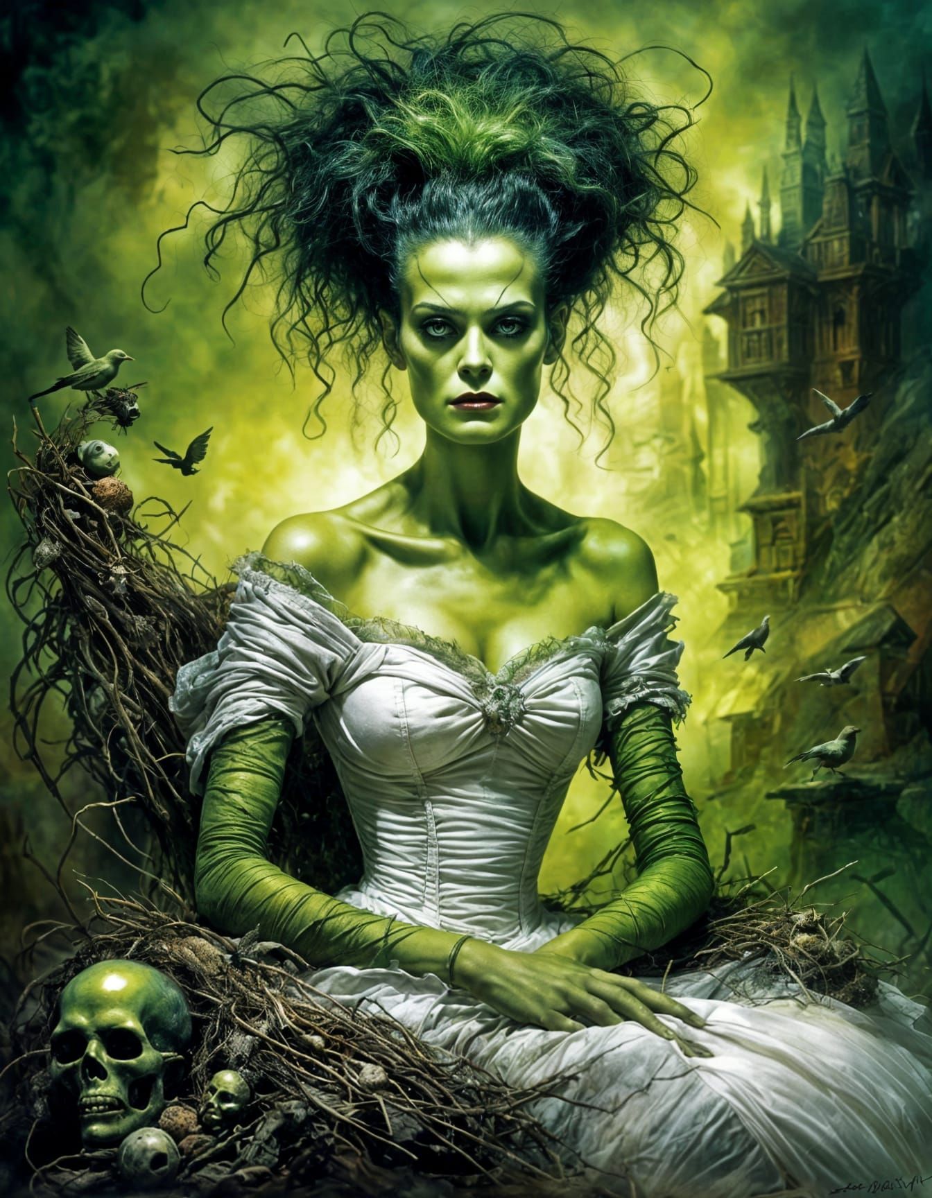 “Bed Head” The Bride of Frankenstein