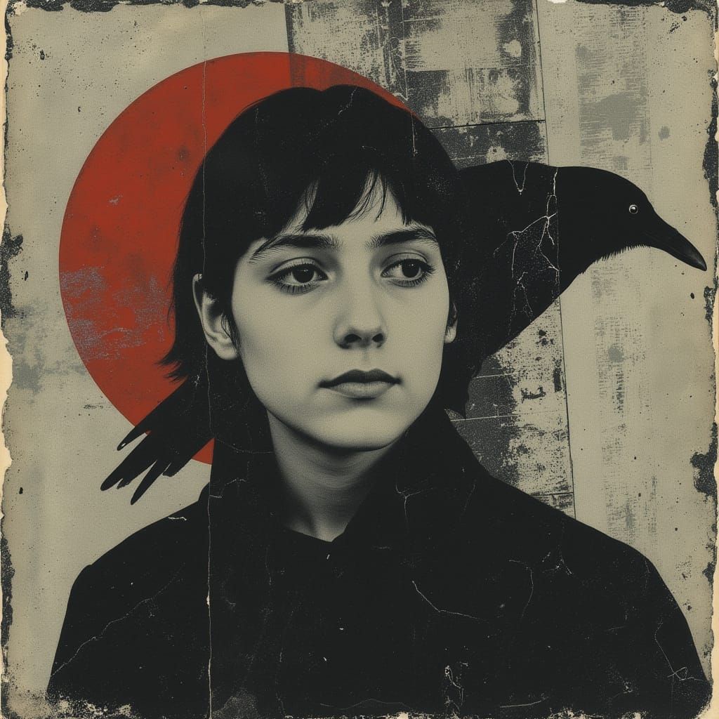 Introspective Portrait of a Young Man with Enigmatic Smile