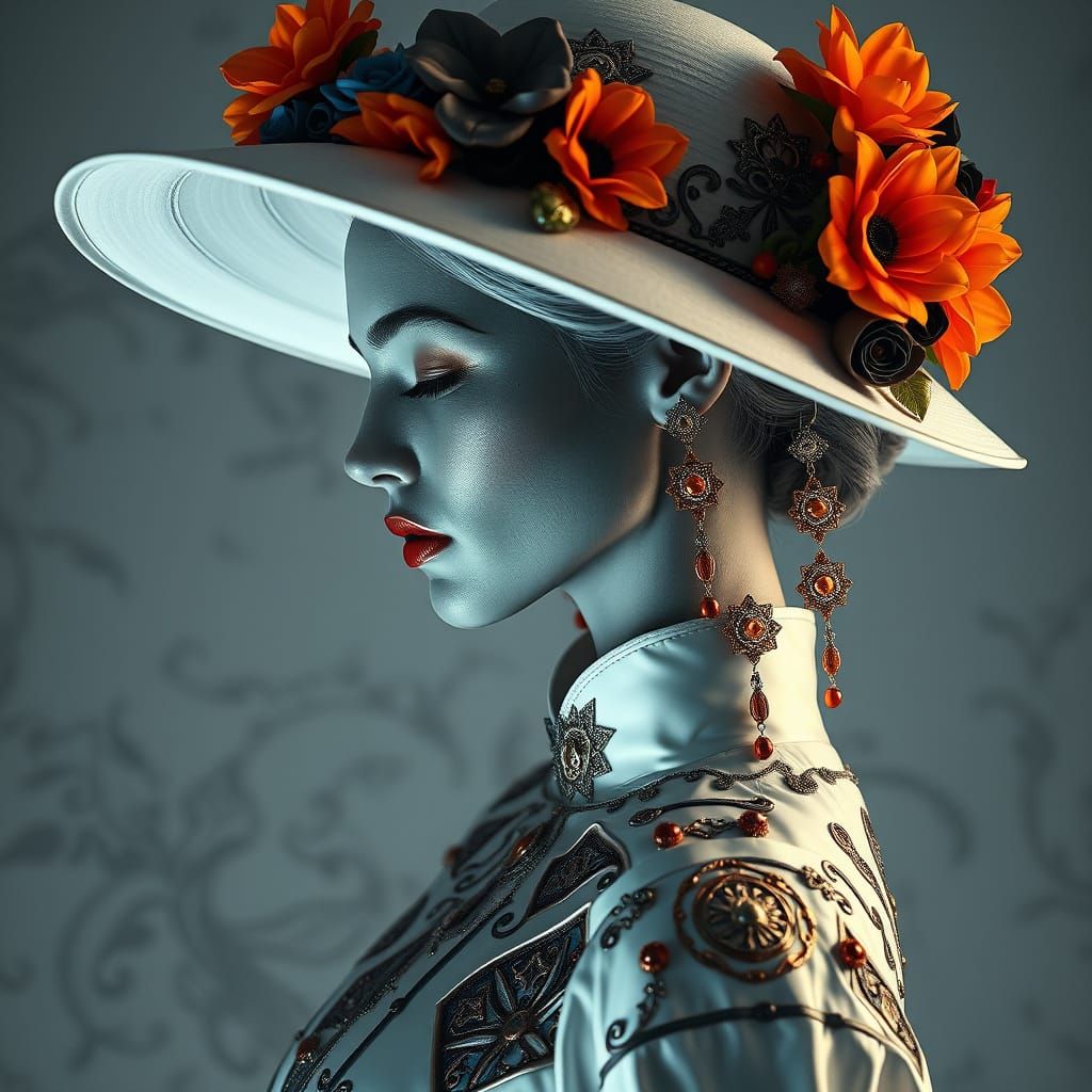 An elegant and timeless feminine silhouette,