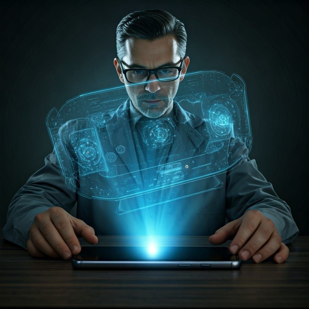 Cybernetic Scientist in Holographic Harmony