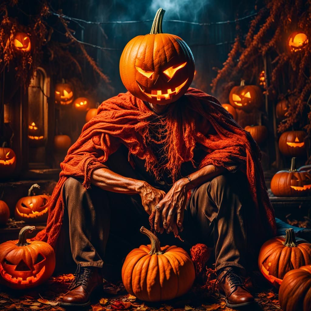 pumpkin man