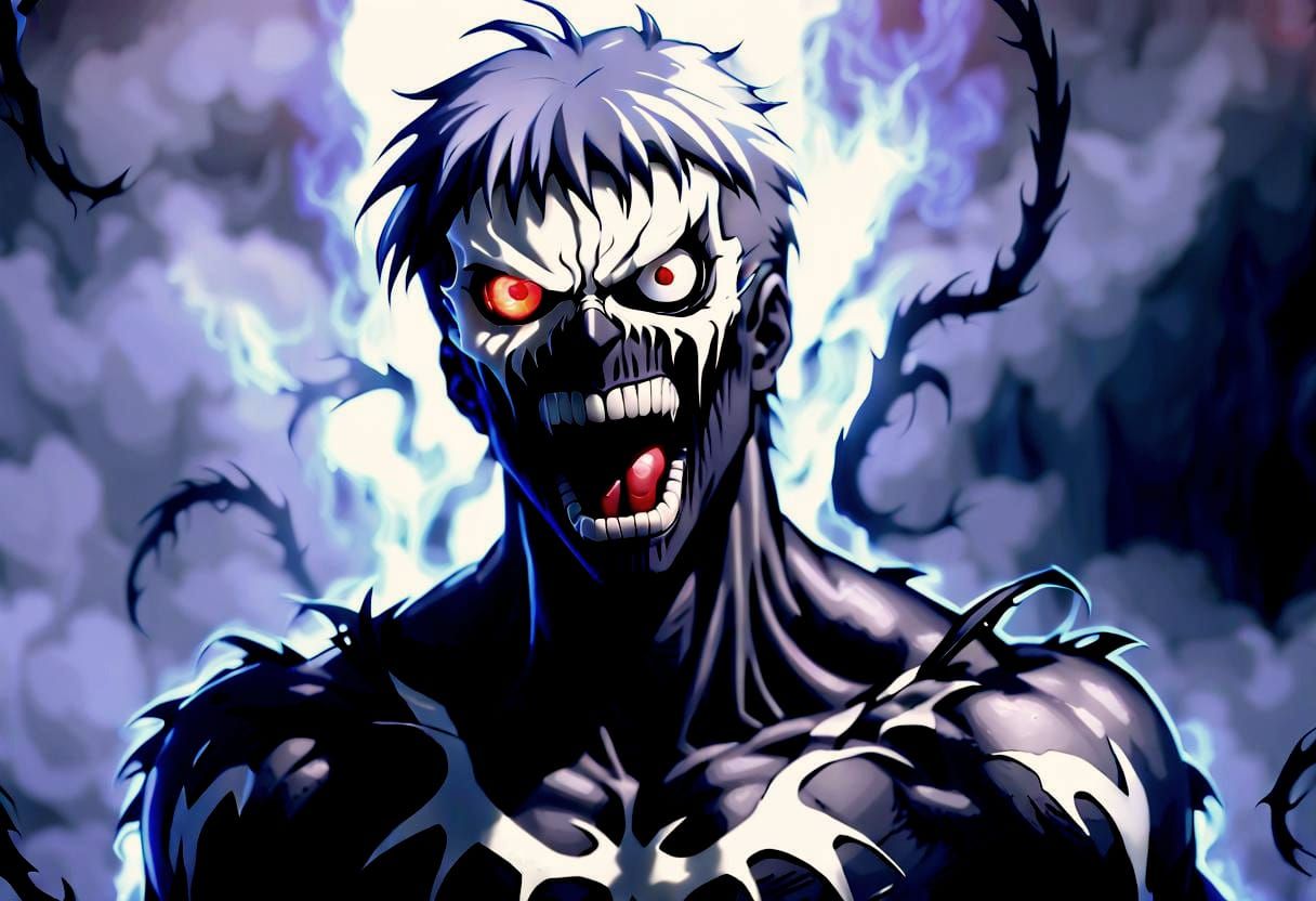 Eerie Dark Fantasy Portrait in 3D Animation