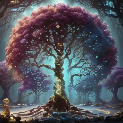 <lora:spirt:1.0> The family tree has many branches and many more leaves.