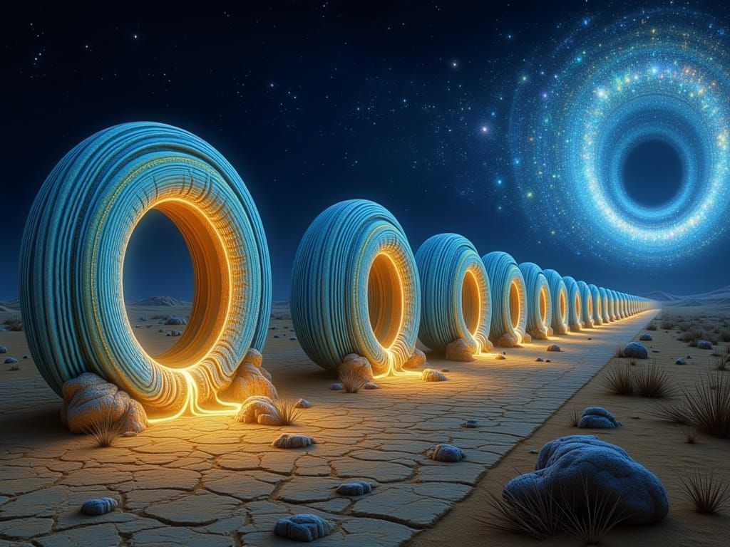 Realistic Portals to a Vibrant, Surreal Dream World