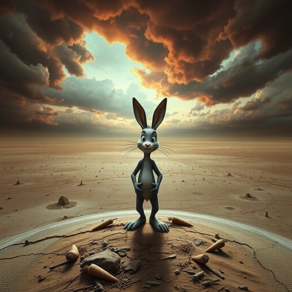 Roger Rabbit in a Surreal Carrot-less World