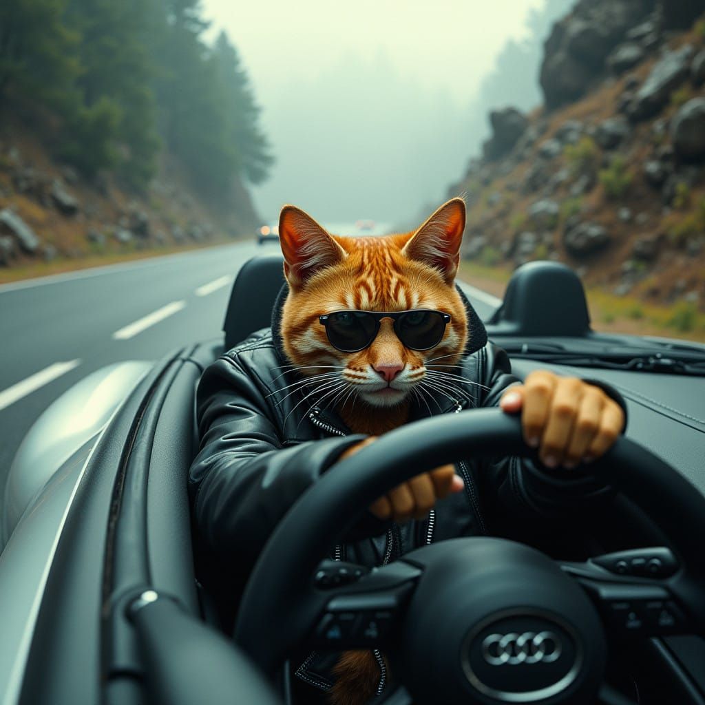 Orangefur Fury Drives Audi Sport Quattro