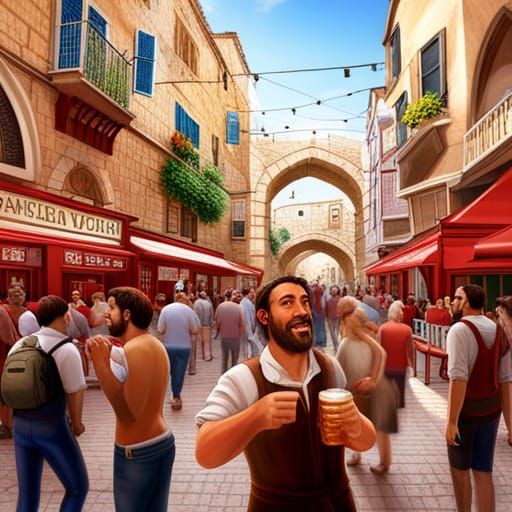 Jerusalem Beer Festival: Colorful Celebration in Mall