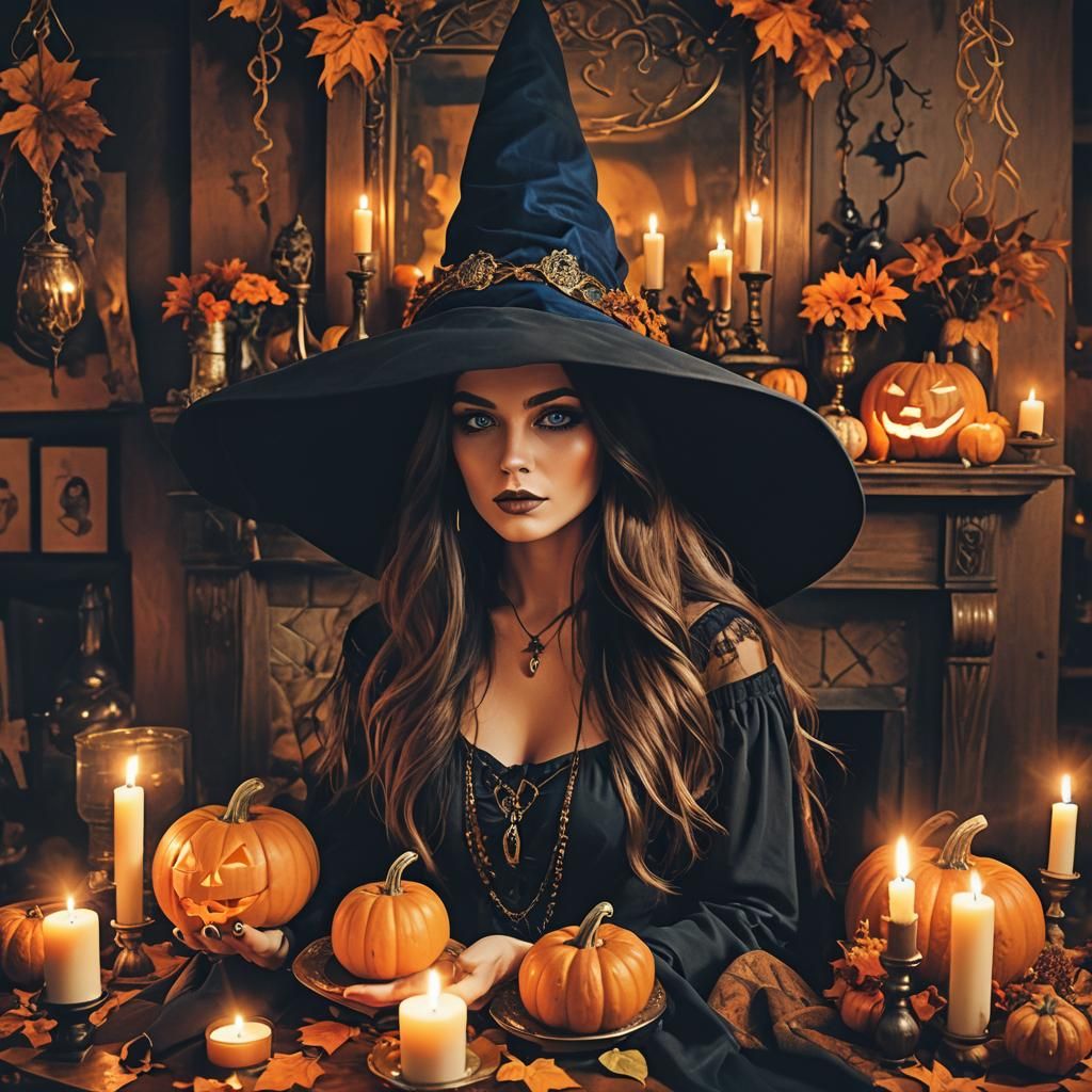 fantasy halloween autumn