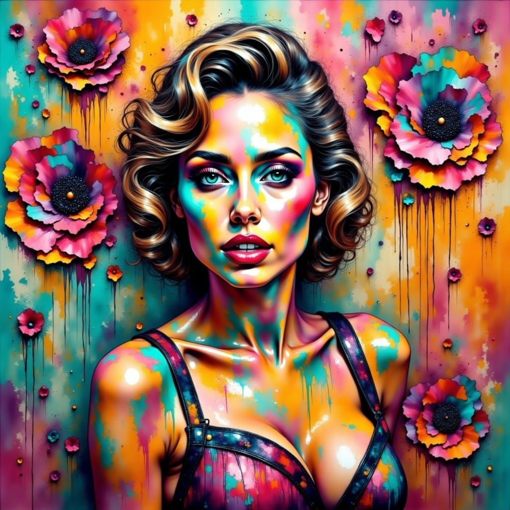 Madonna in Geometric Abstraction