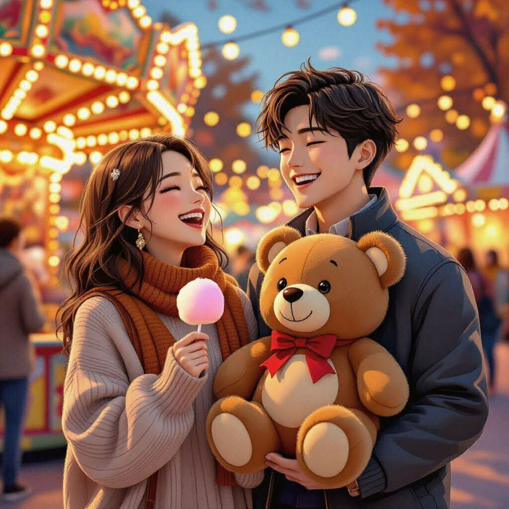 Autumn Carnival Date: 3D Anime Style