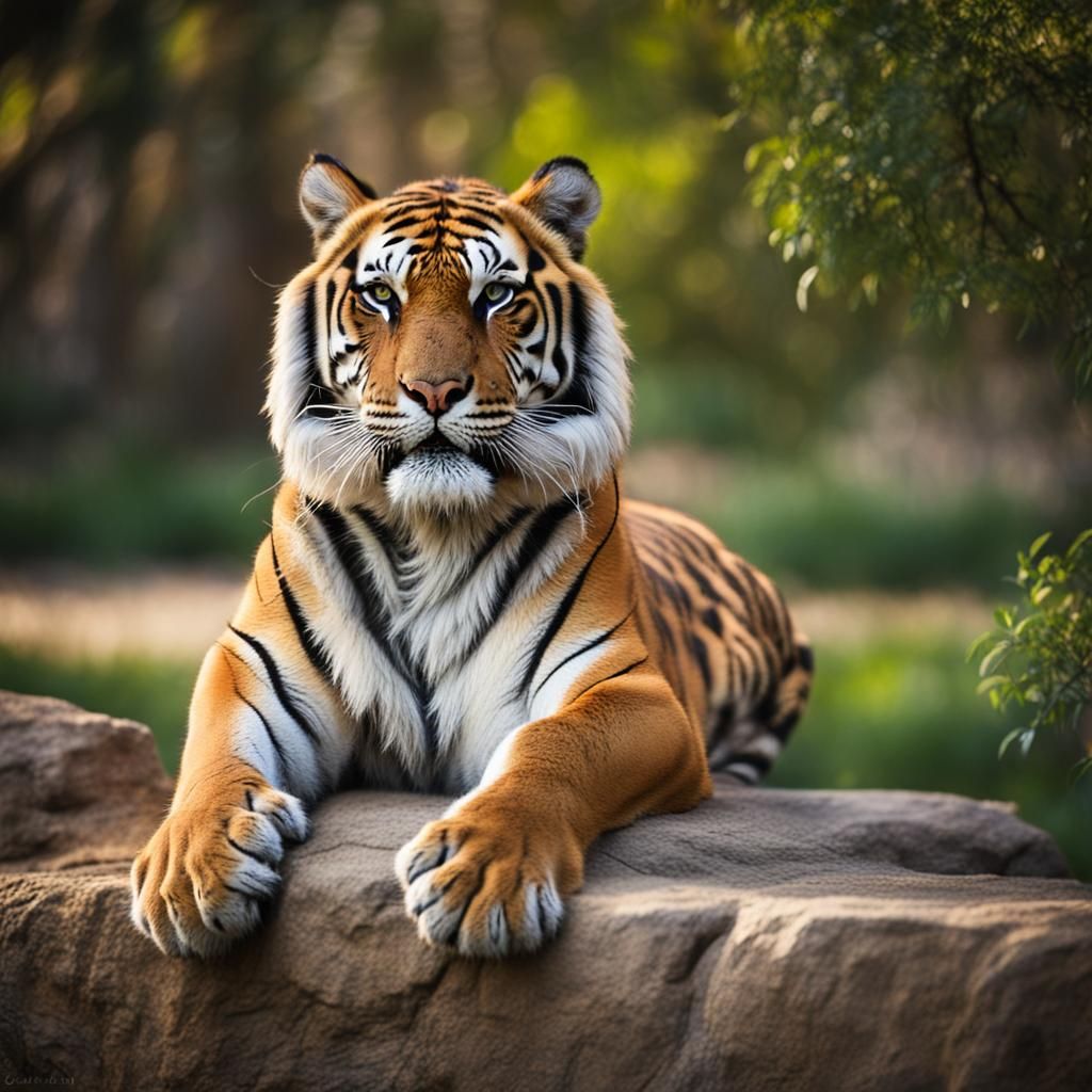 Majestic Tiger Captured with Professional Photography