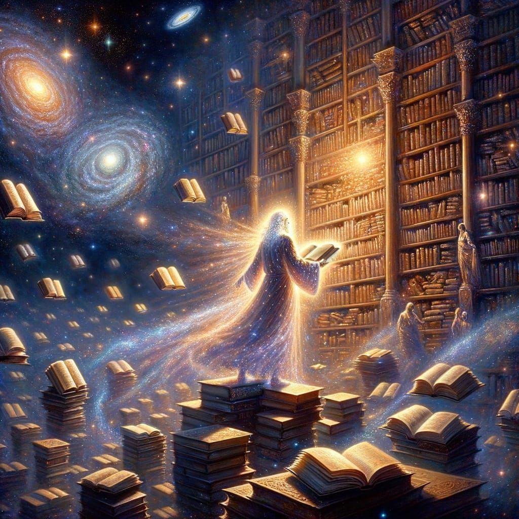 Celestial Librarian Cataloging Constellations: Renaissance O...