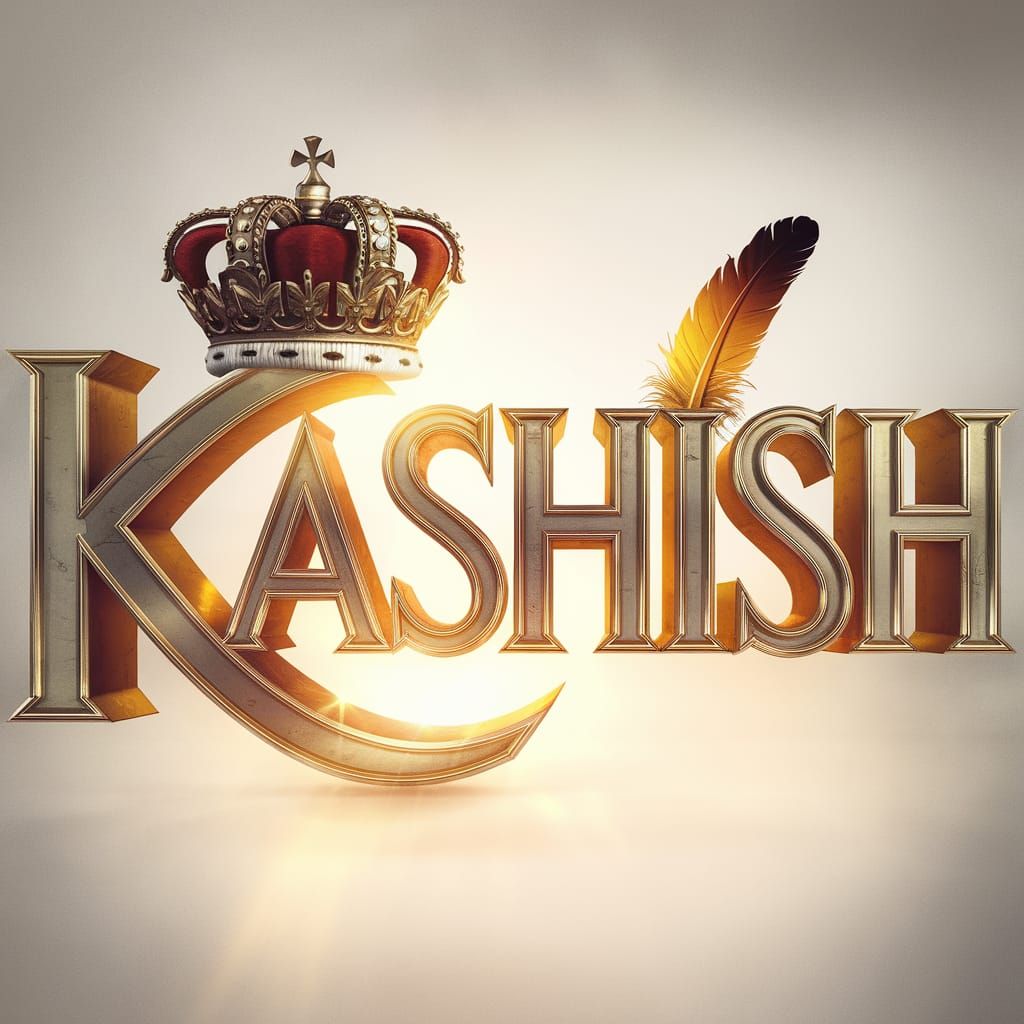 Movie Poster Featuring 3D Gold and Silver Lettering