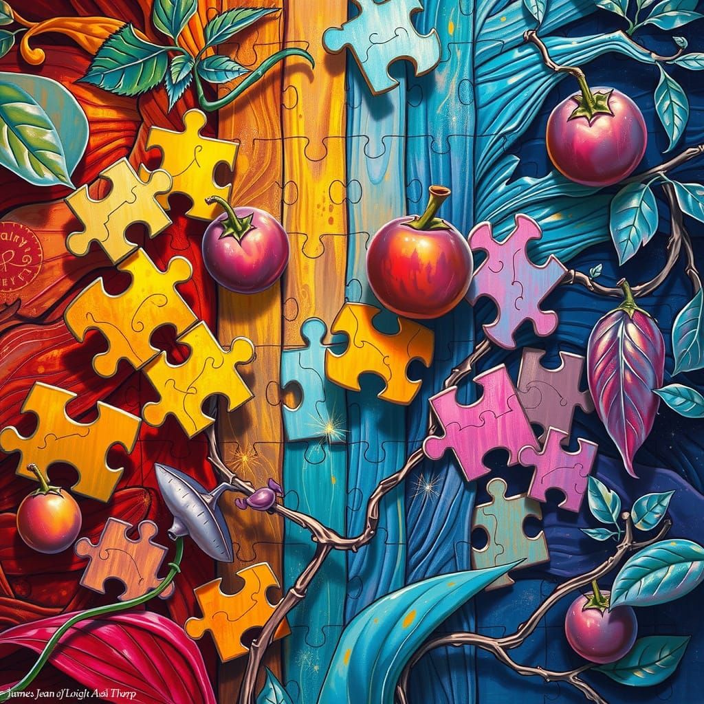 Whimsical Tree of Knowledge in a Fantasy Art Style