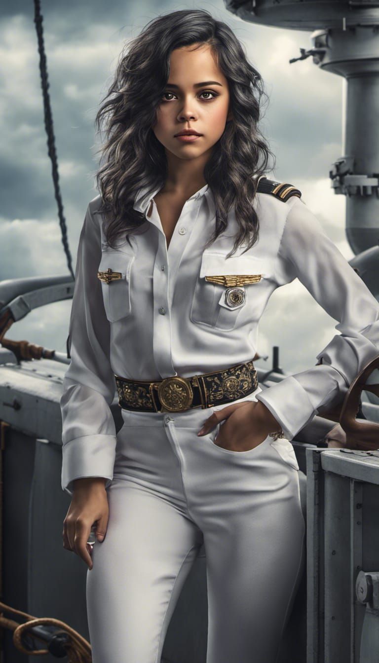 Navy Officer Jenna Ortega