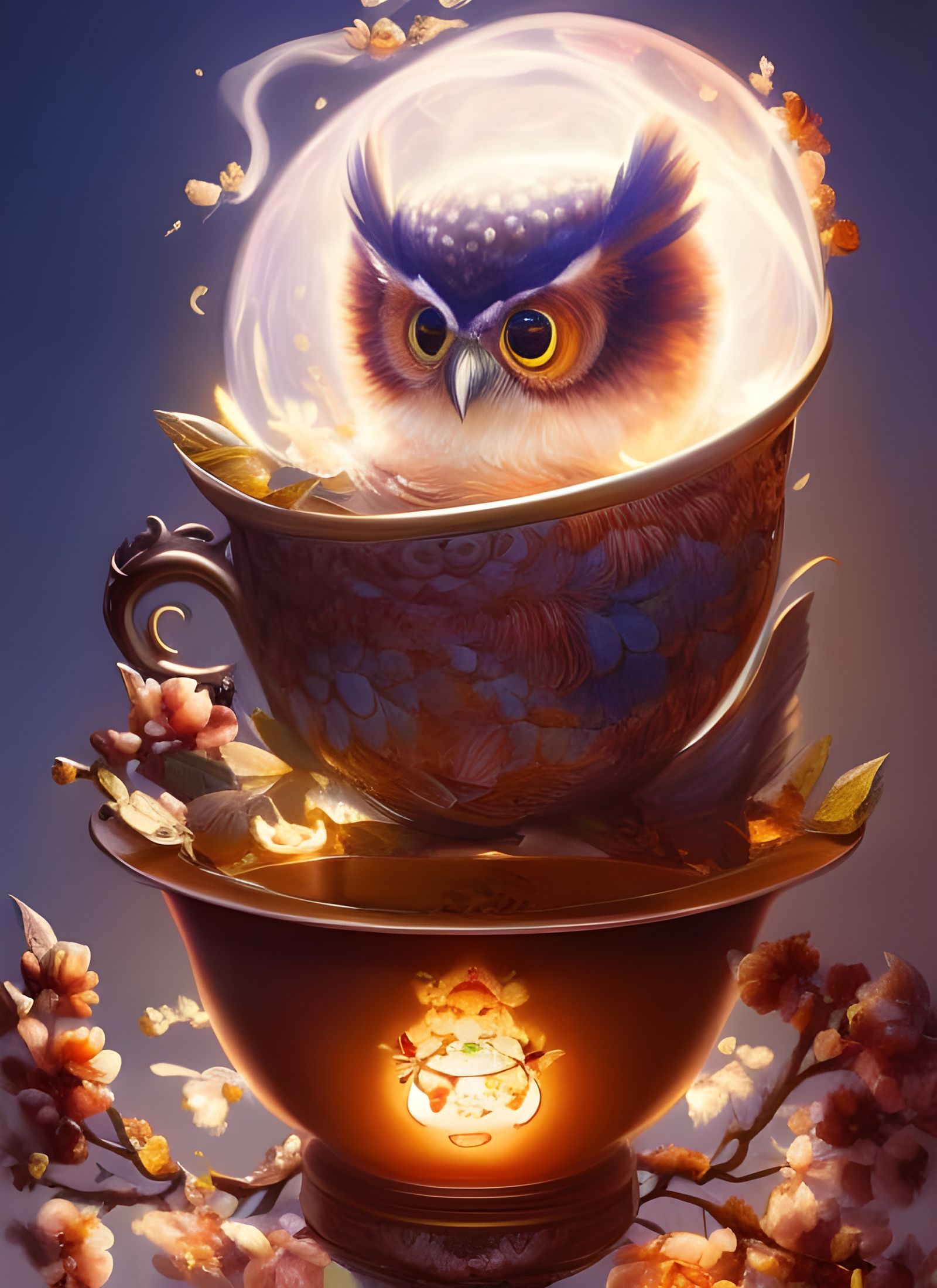 Owl in the Teapot