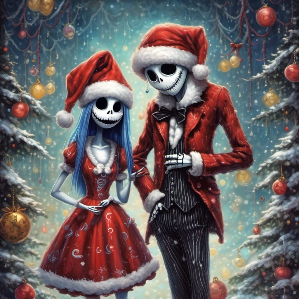 Nightmare Before Christmas: Jack and Sally Celebrate