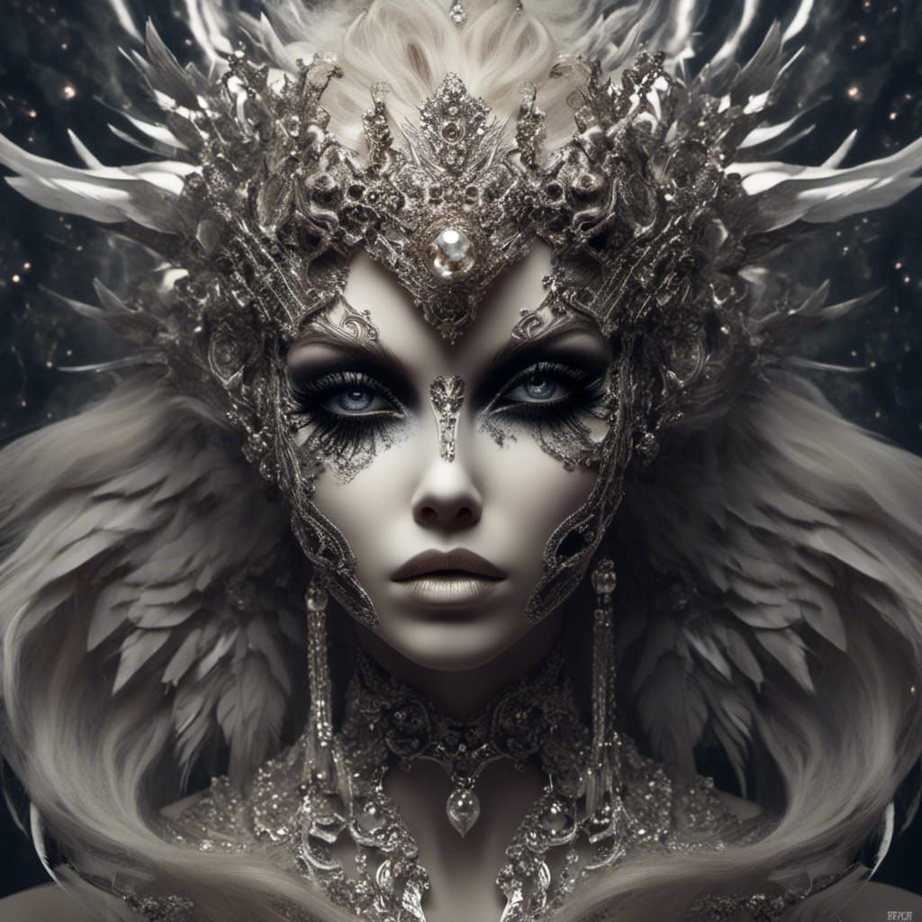 Ethereal Angel Fading Into Dust